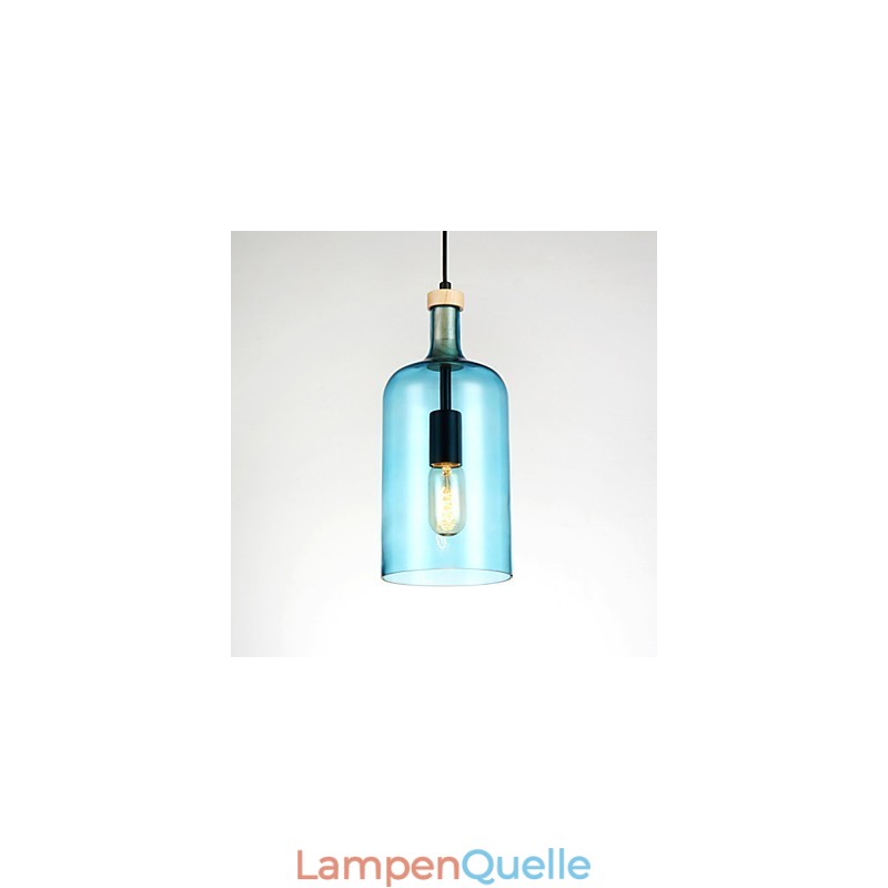 Kronleuchter, moderne Pendelleuchte mit Glasschirm