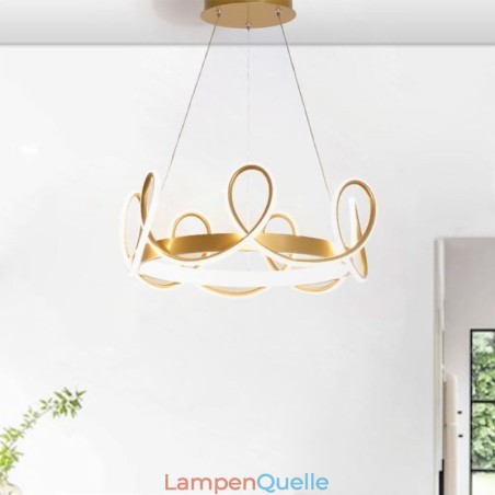 Moderne Hängeleuchte Crown Pendelleuchte Aluminium 1 Licht Moderne Hängeleuchte Crown Pendelleuchte Aluminium 1 Licht