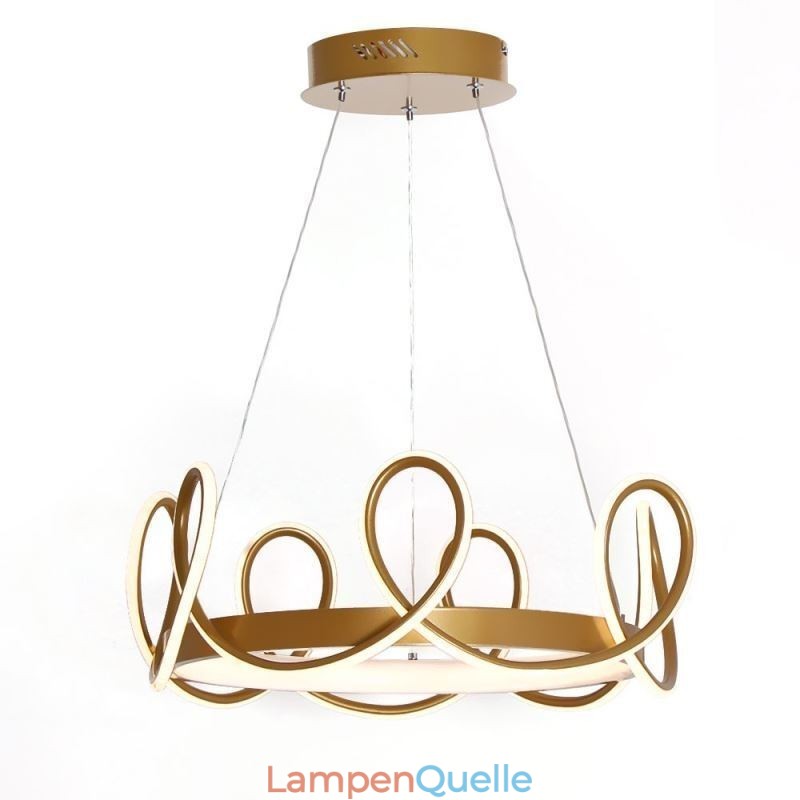 Moderne Hängeleuchte Crown Pendelleuchte Aluminium 1 Licht