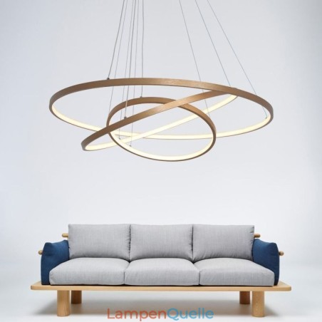 Pendelleuchte Moderne Kronleuchter Beleuchtung 3 Ringe Deckenleuchte Pendelleuchte Moderne Kronleuchter Beleuchtung 3 Ringe Deckenleuchte