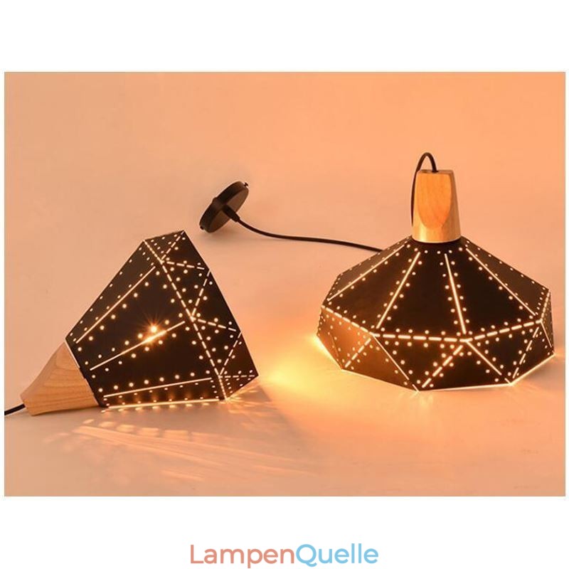 Industrielle Retro Vintage Hängeleuchte Hohl Lampenschirm