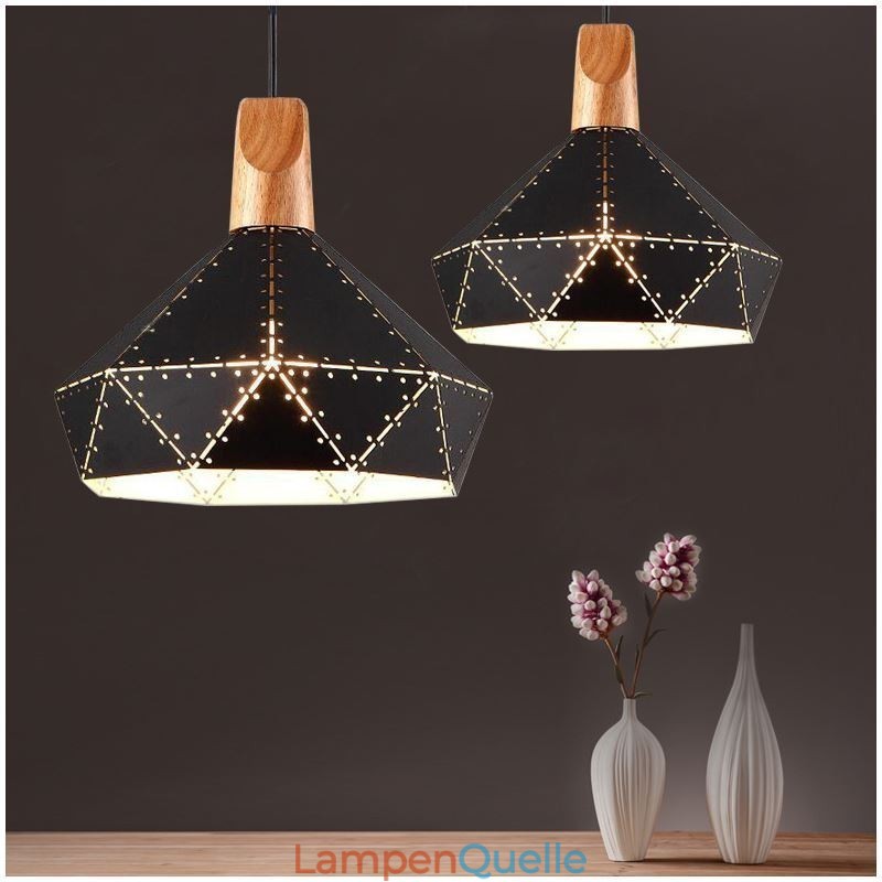 Industrielle Retro Vintage Hängeleuchte Hohl Lampenschirm