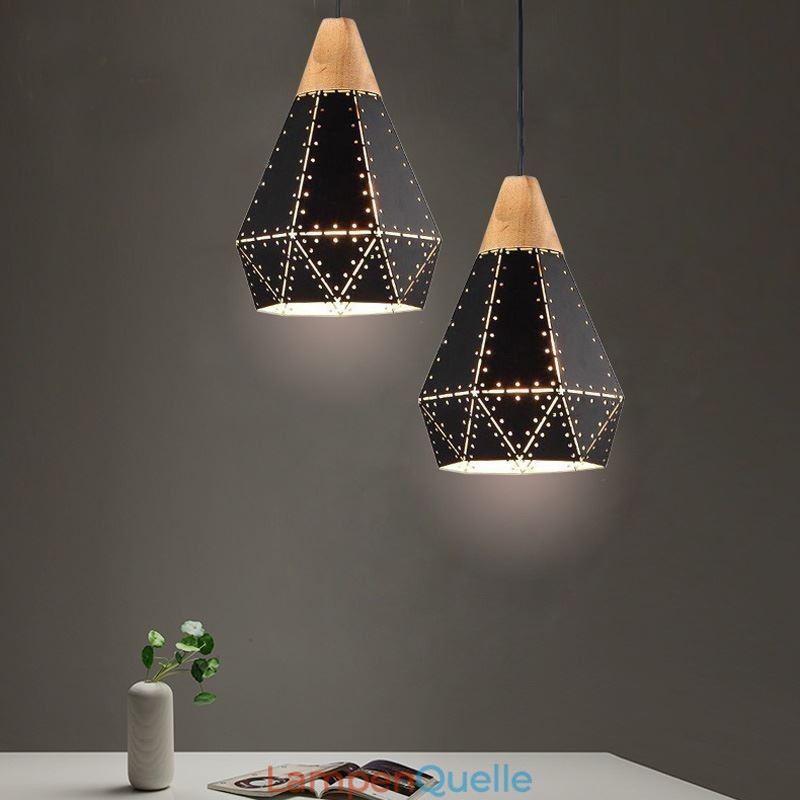 Industrielle Retro Vintage Hängeleuchte Hohl Lampenschirm