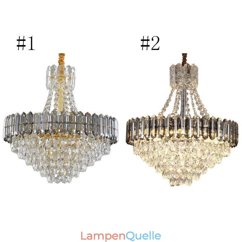 Kristall Pendelleuchte Konische Hängeleuchte Leuchte Licht