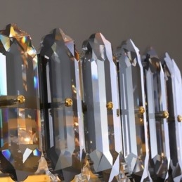 Kristall Pendelleuchte Konische Hängeleuchte Leuchte Licht