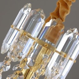 Kristall Pendelleuchte Konische Hängeleuchte Leuchte Licht