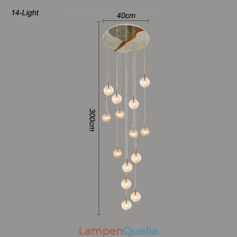 Glas Pendelleuchte Kreative Dekorative Glaskugel Loft