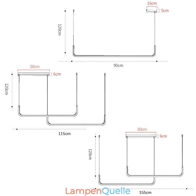 Pendelleuchte Moderne minimalistische Pendelleuchte