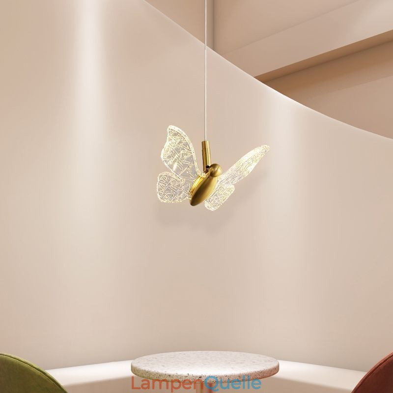 Pendelleuchte Acryl Schmetterling Deckenleuchte