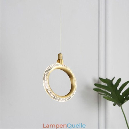 Pendelleuchte Acryl Ringleuchte mit Strahler Pendelleuchte Acryl Ringleuchte mit Strahler
