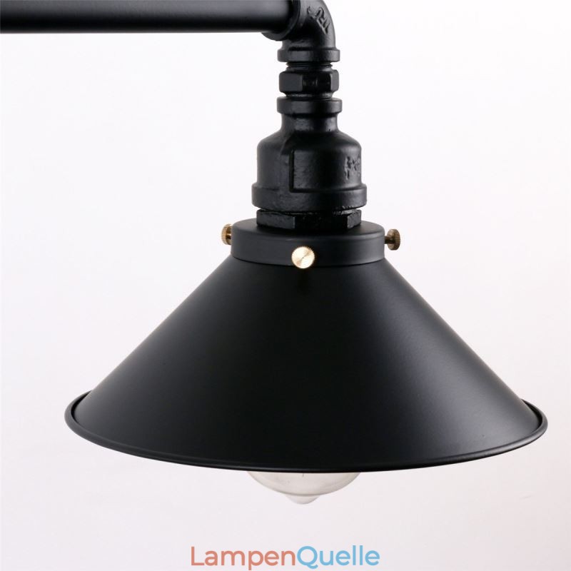 3-Licht Retro Industrielle Vintage Wasser Rohr Anhänger Licht Kronleuchter Land Rustikalen Stil