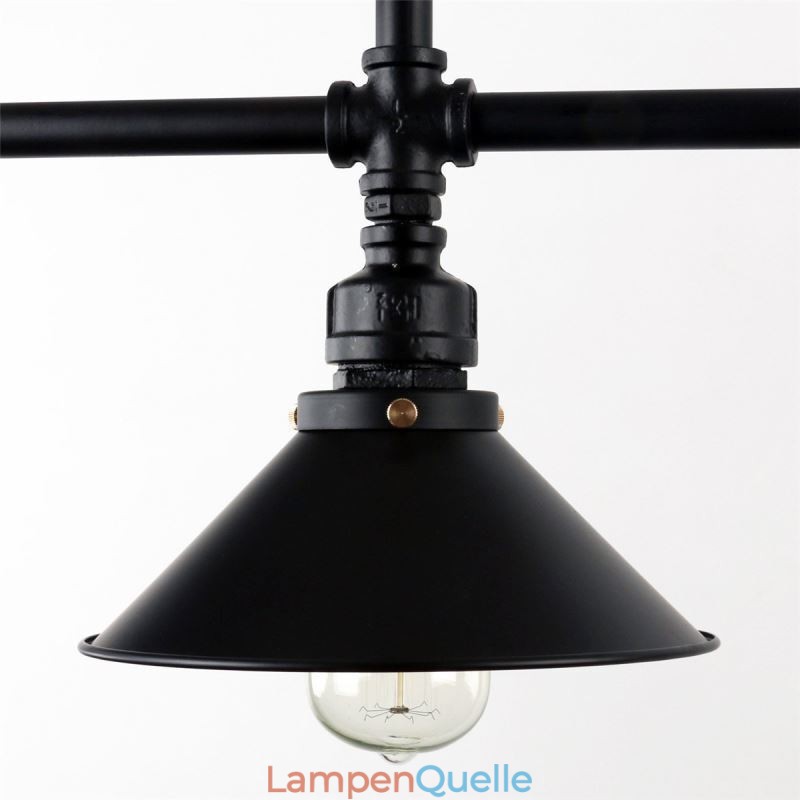 3-Licht Retro Industrielle Vintage Wasser Rohr Anhänger Licht Kronleuchter Land Rustikalen Stil