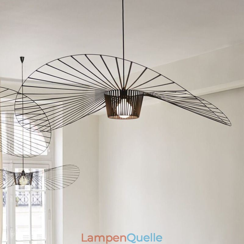 Eisen Pendelleuchte Strohhut Lampe 1 Licht