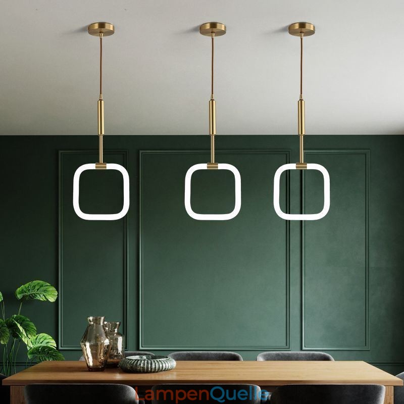 Moderne einfache Pendelleuchte Messing Deckenleuchte