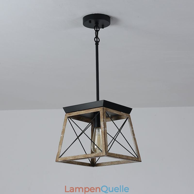 Pendelleuchte im Vintage-Stil mit einer Leuchte