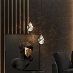 Mini Einfache Kristallkugelleuchte Hängeleuchte Deckenleuchte