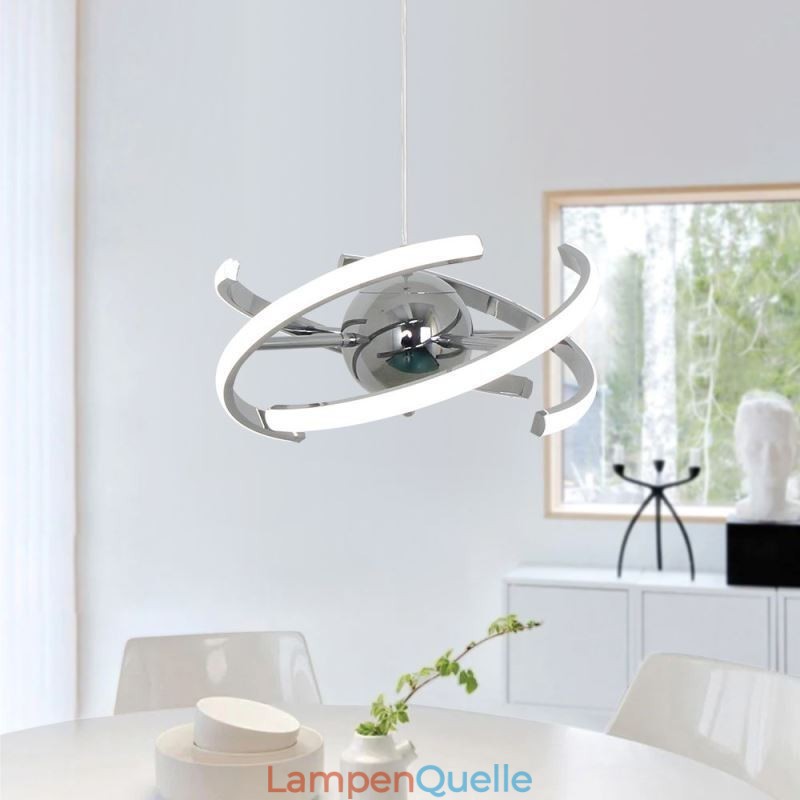 Schwenkbare Globus-Pendelleuchte, dekorative Deckenlampe