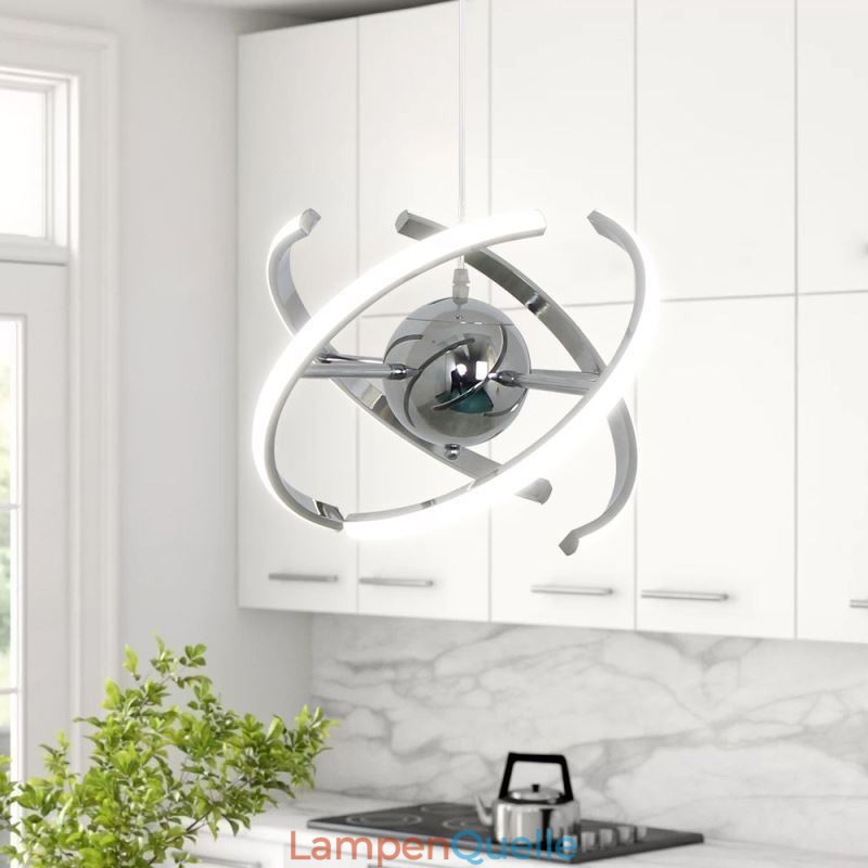 Schwenkbare Globus-Pendelleuchte, dekorative Deckenlampe