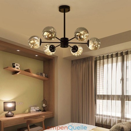 Magic Bean Pendelleuchte Nordischer Stil Glaskugel Gypsophila Pendelleuchte Magic Bean Pendelleuchte Nordischer Stil Glaskugel Gypsophila Pendelleuchte