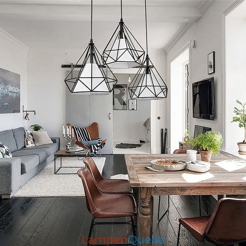 Diamantförmige Pendelleuchte Moderne minimalistische dekorative Leuchte