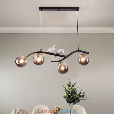 Moderne minimalistische Zweig Pendelleuchte 4 Lampe dekoratives Licht Moderne minimalistische Zweig Pendelleuchte 4 Lampe dekoratives Licht