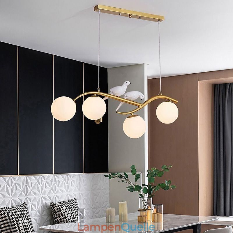 Moderne minimalistische Zweig Pendelleuchte 4 Lampe dekoratives Licht