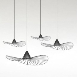 Eisen Pendelleuchte Einfache Strohhut Lampe 1 Licht