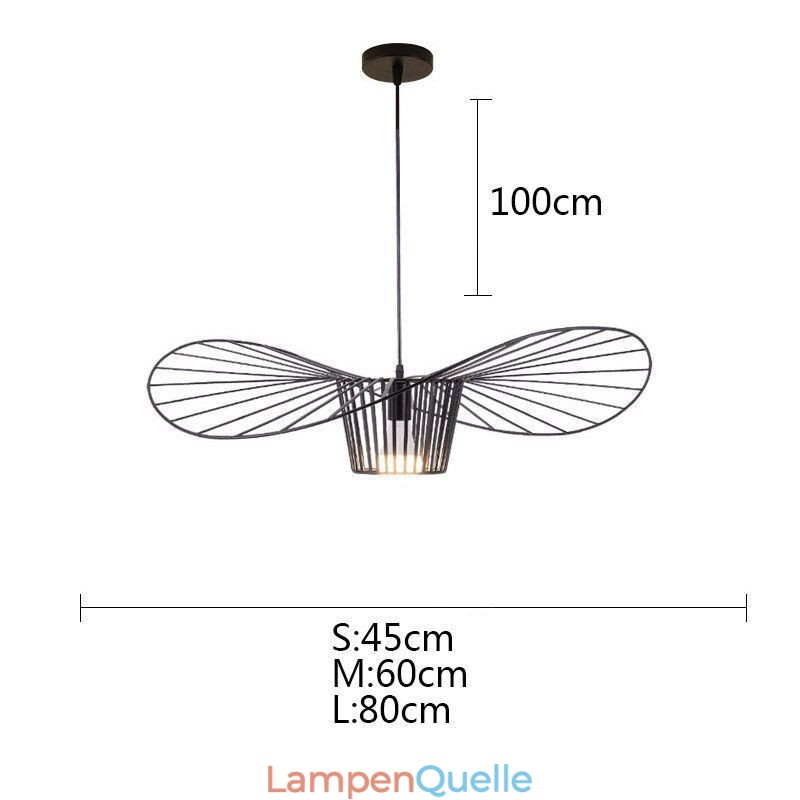 Eisen Pendelleuchte Strohhut Lampe 1 Licht