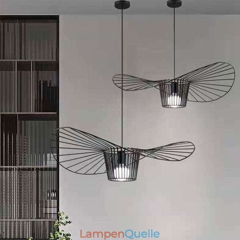 Eisen Pendelleuchte Strohhut Lampe 1 Licht