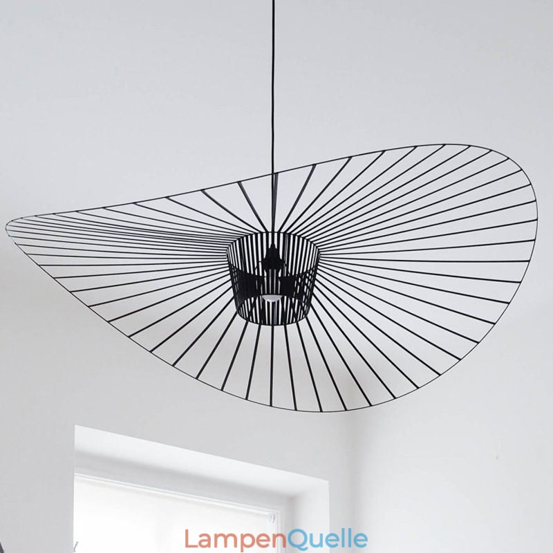 Eisen Pendelleuchte Strohhut Lampe 1 Licht