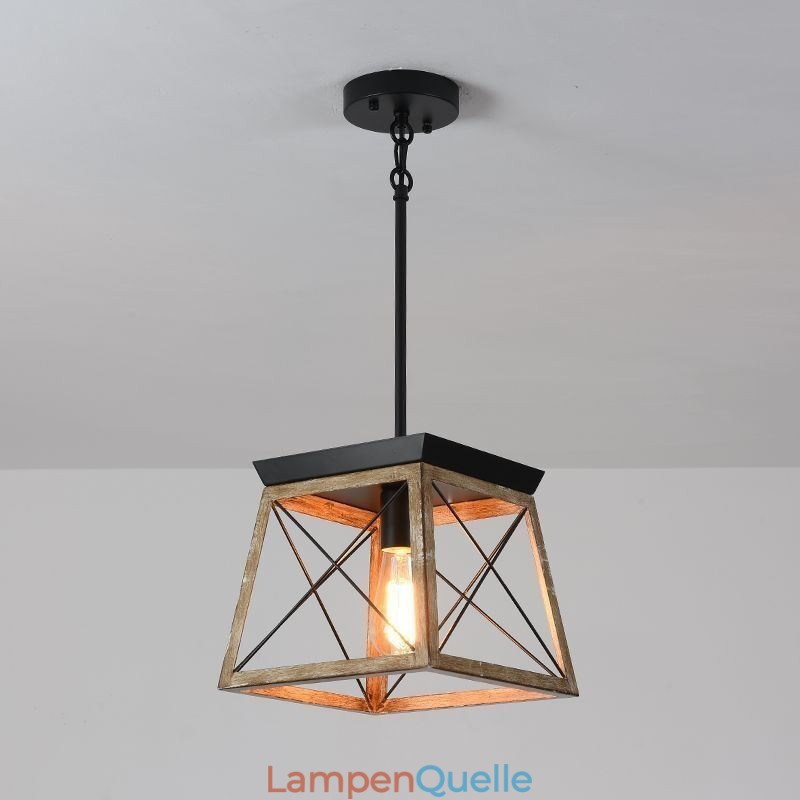 Pendelleuchte im Vintage-Stil mit einer Leuchte