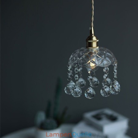 Moderne Mini-Pendelleuchte aus Glas, 1 Licht, Dekorationsleuchte Moderne Mini-Pendelleuchte aus Glas, 1 Licht, Dekorationsleuchte
