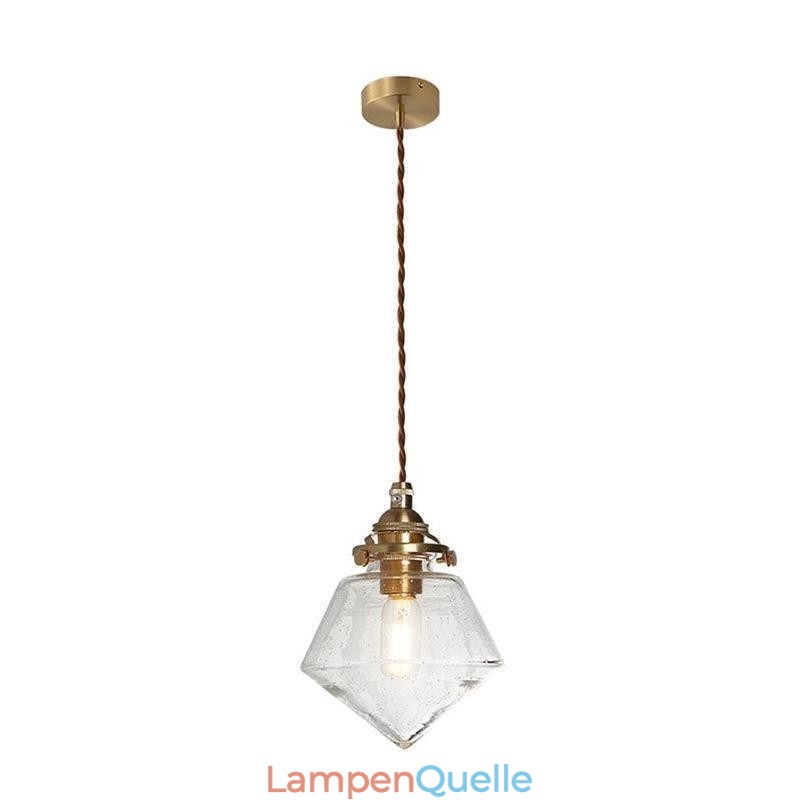 1 Licht Diamant Glas Pendelleuchte Bubble Glas Leuchte