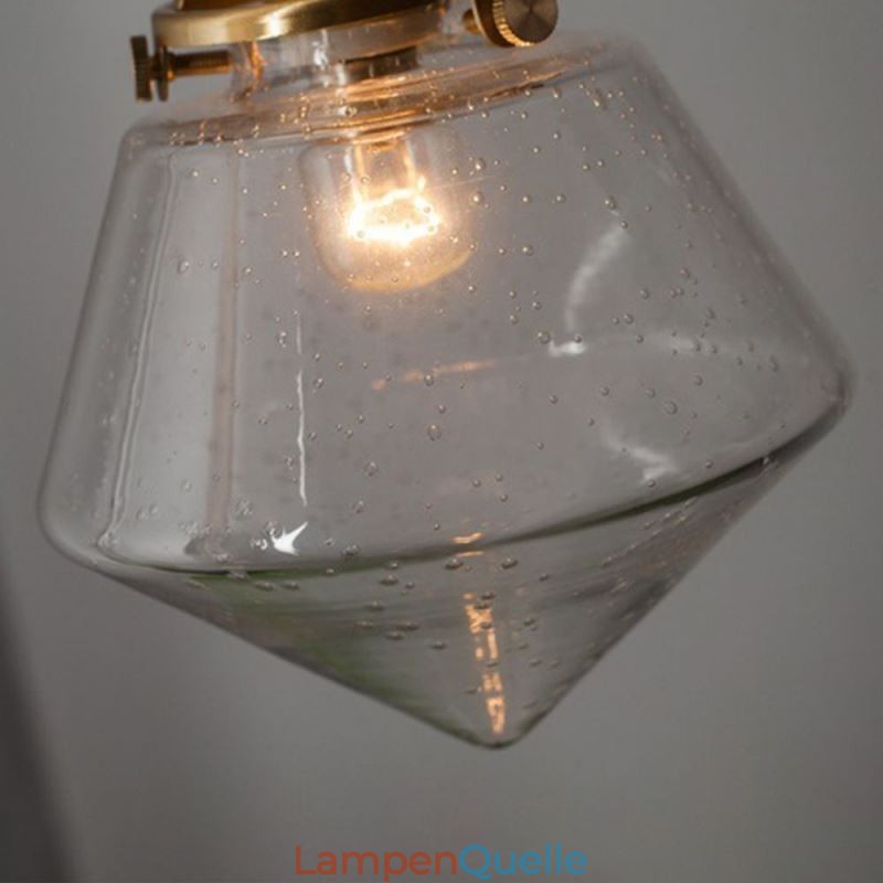 1 Licht Diamant Glas Pendelleuchte Bubble Glas Leuchte
