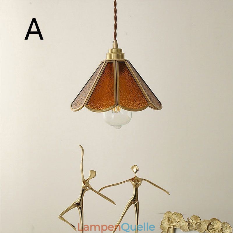 Mini-Pendelleuchte aus Glas, moderne, schlichte Deckenleuchte aus Glas