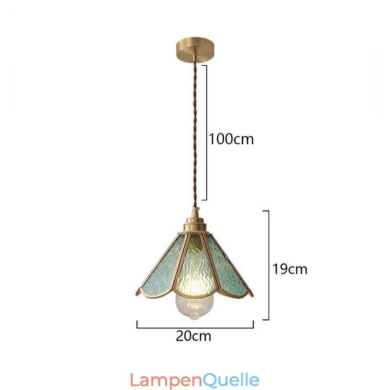 Mini-Pendelleuchte aus Glas, moderne, schlichte Deckenleuchte aus Glas