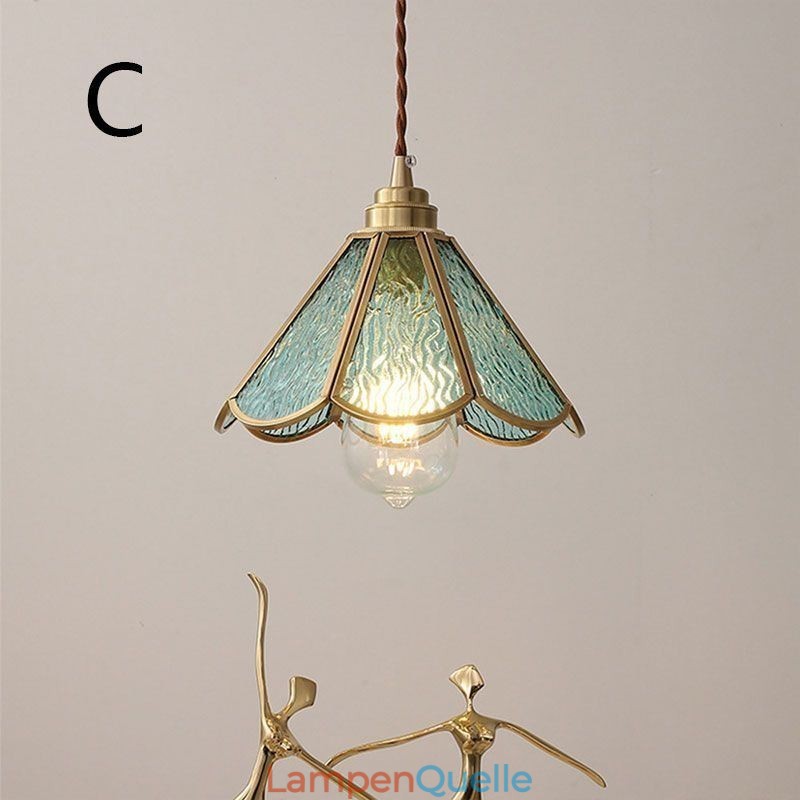 Mini-Pendelleuchte aus Glas, moderne, schlichte Deckenleuchte aus Glas