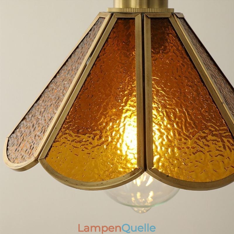 Mini-Pendelleuchte aus Glas, moderne, schlichte Deckenleuchte aus Glas