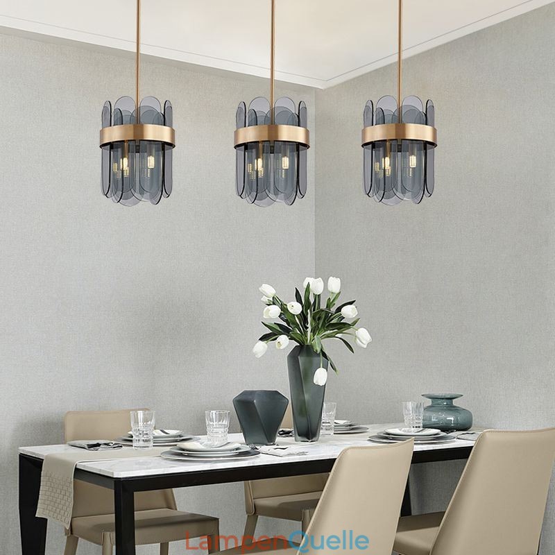 Moderne Pendelleuchte aus Glas
