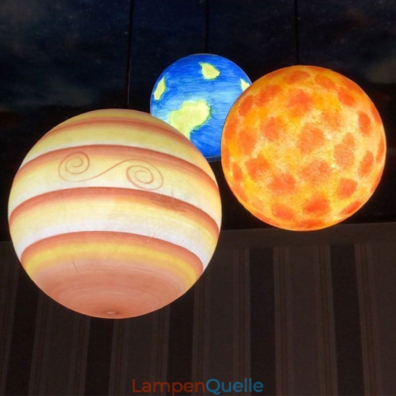 Nordic Planet Design Pendelleuchte Einzigartiger Sonnensystem Planeten Kronleuchter