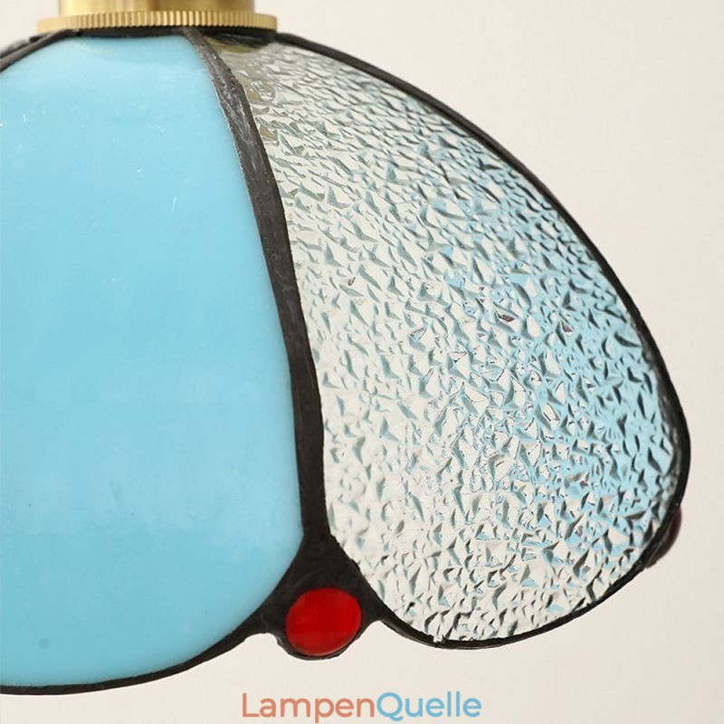 Minimalistische Blütenblatt-Glas-Pendelleuchte Einzelkopf-Glas-Pendelleuchte