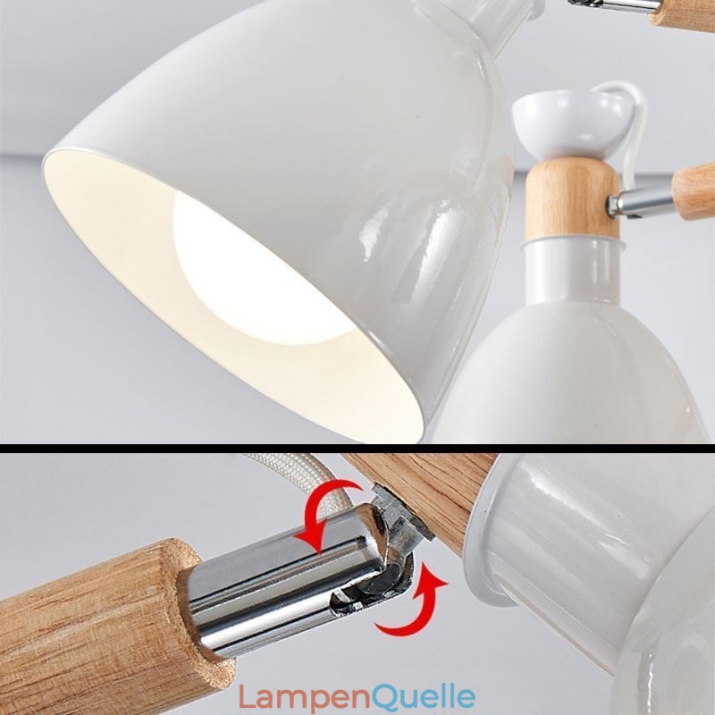 Nordic Macaron Pendelleuchte Kreativer Holzleuchter