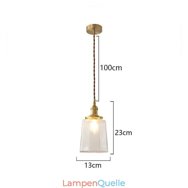 Moderne minimalistische Pendelleuchte aus Glas, dekorative Deckenleuchte