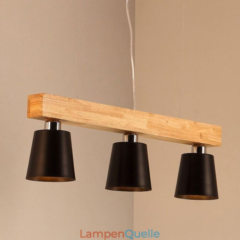 Nordic Holz Kronleuchter Einzigartige Gerade Pendelleuchte Cafe