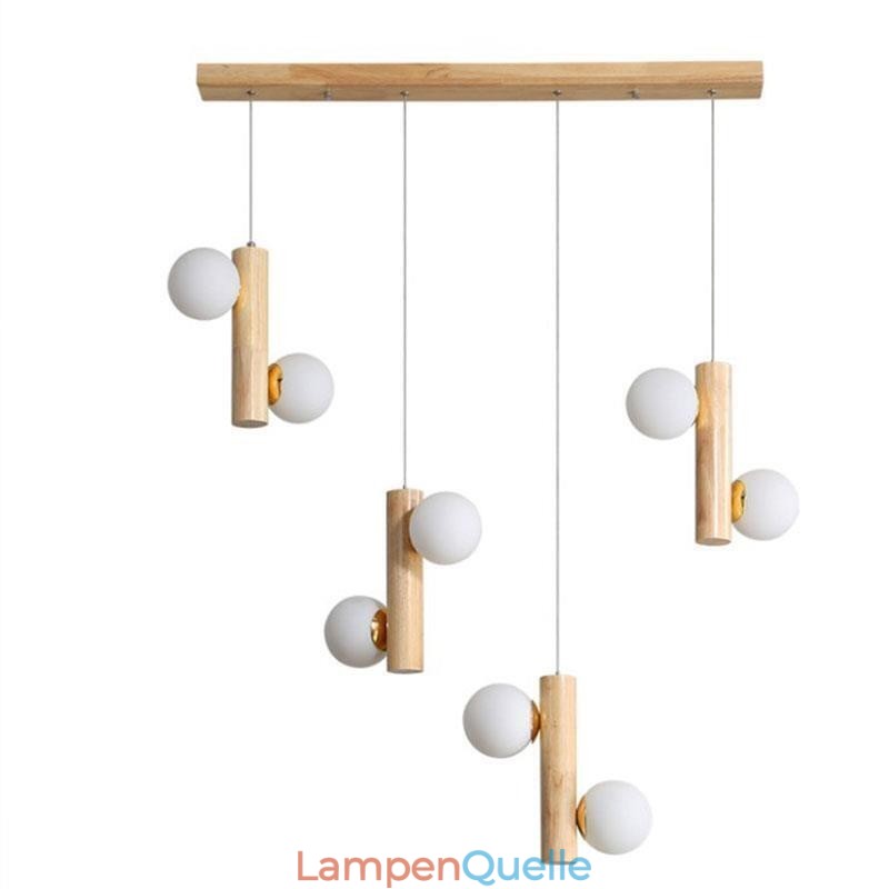 Holz Pendelleuchte Magic Bean Cluster Deckenleuchte Island