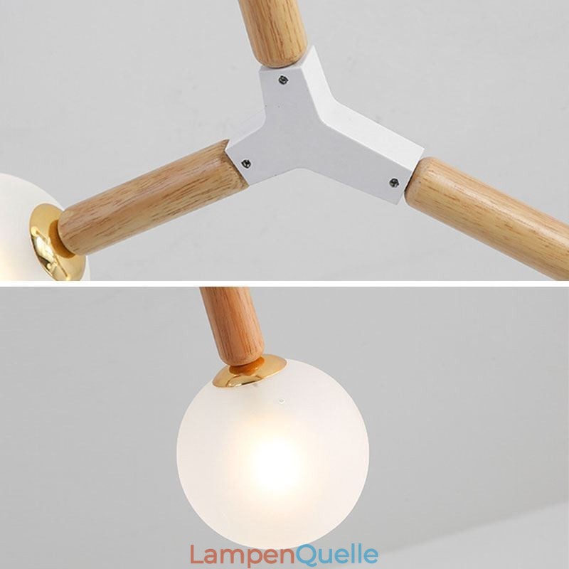 Nordic Magic Bean Pendelleuchte Kreative Holzbeleuchtung
