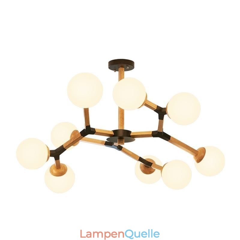 Nordic Magic Bean Pendelleuchte Kreative Holzleuchte