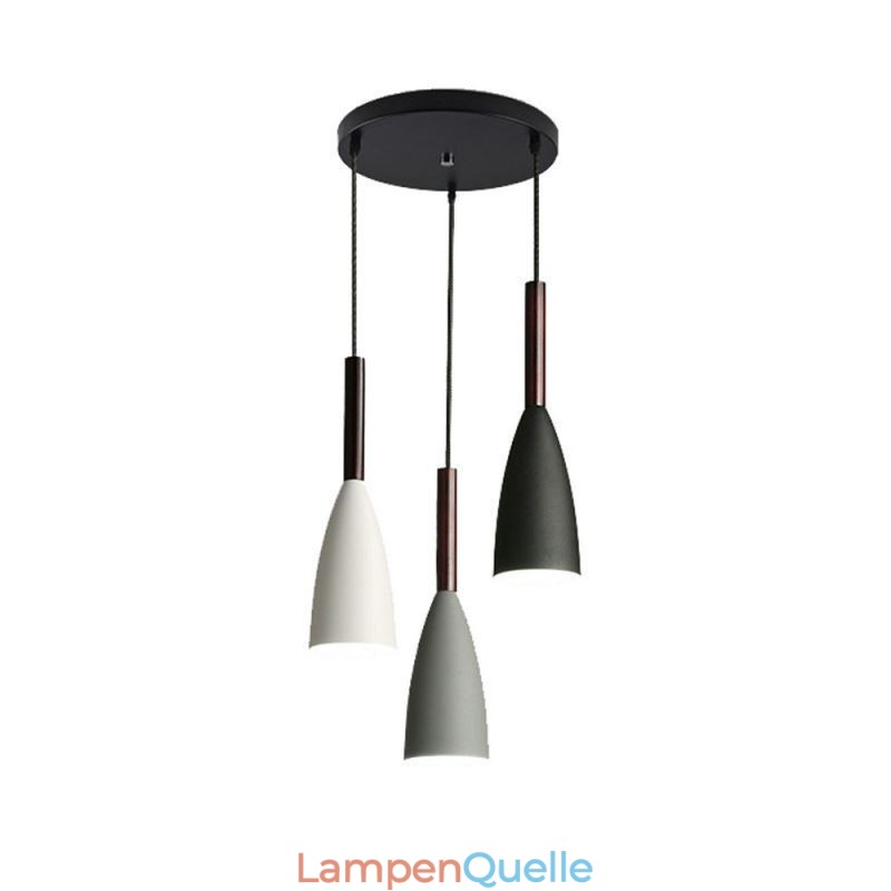 Moderne Einfache Anhänger Licht Drei Lichter Kreative Aluminium Kunst Leuchte Cafe