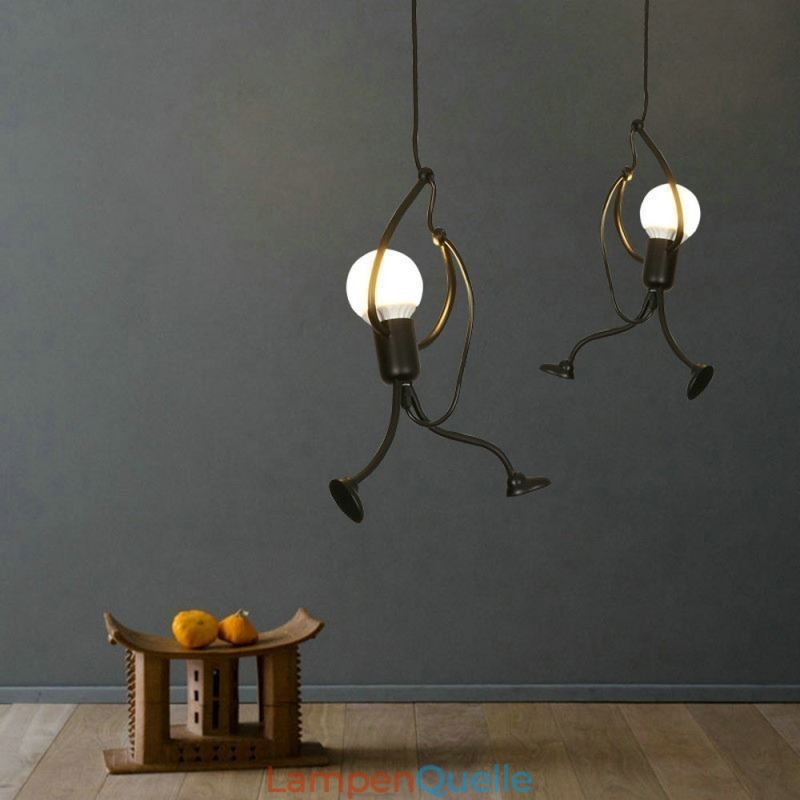 Moderne einfache Pendelleuchte Little Man Shape Lampe kreatives Licht
