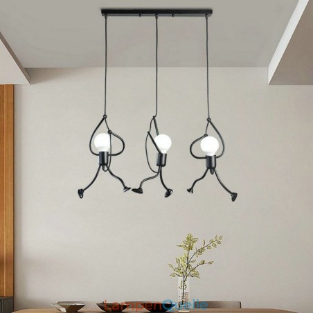 Moderne Pendelleuchte Kreative Lampe in Form eines kleinen Mannes Individuelle Beleuchtung für Zuhause Moderne Pendelleuchte Kreative Lampe in Form eines kleinen Mannes Individuelle Beleuchtung für Zuhause